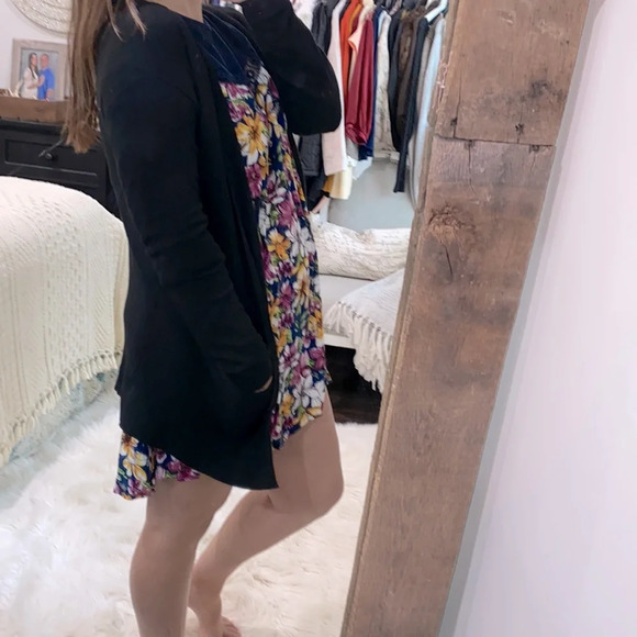 Time & Tru black knit sweater cardigan with pockets size small - Picture 1 of 5